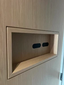 Bathroom wall switch and fitting installation in a Paddington renovation